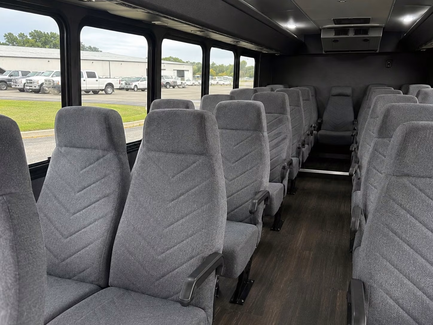 18 passenger minibus interior