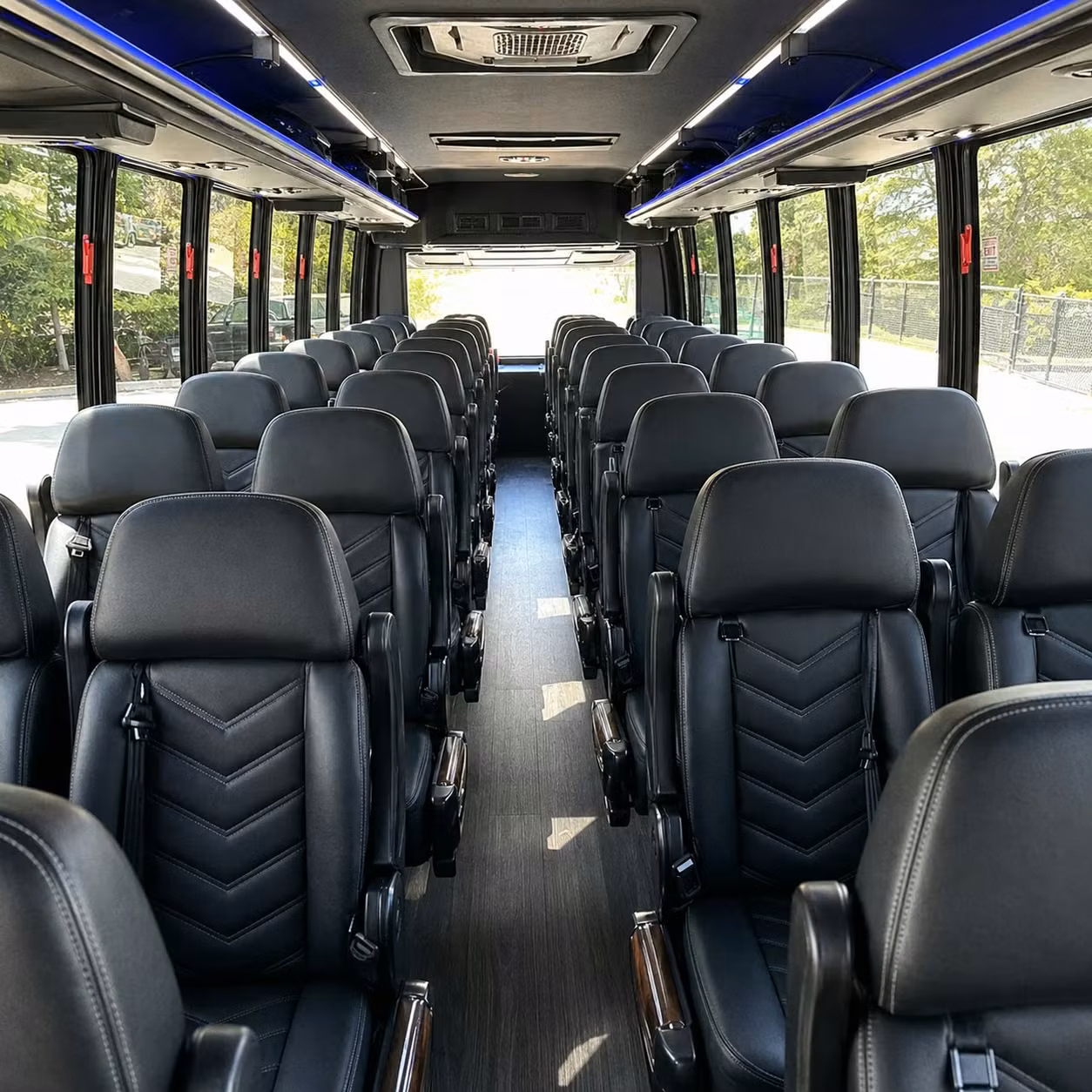 28 passenger minibus inside