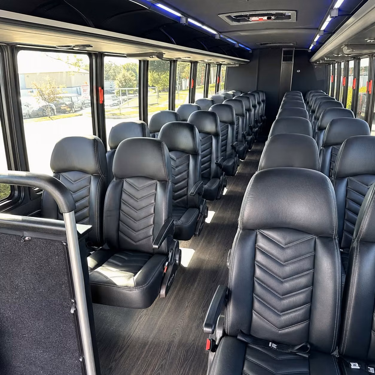 30 passenger minibus interior