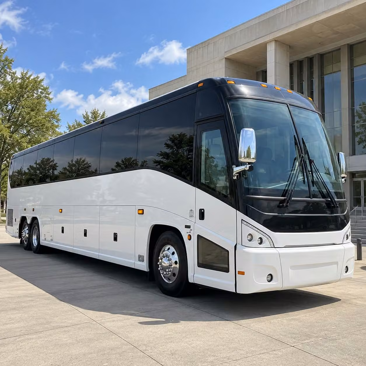 ada accessible field trip buses are available through the charterbusmidland com network