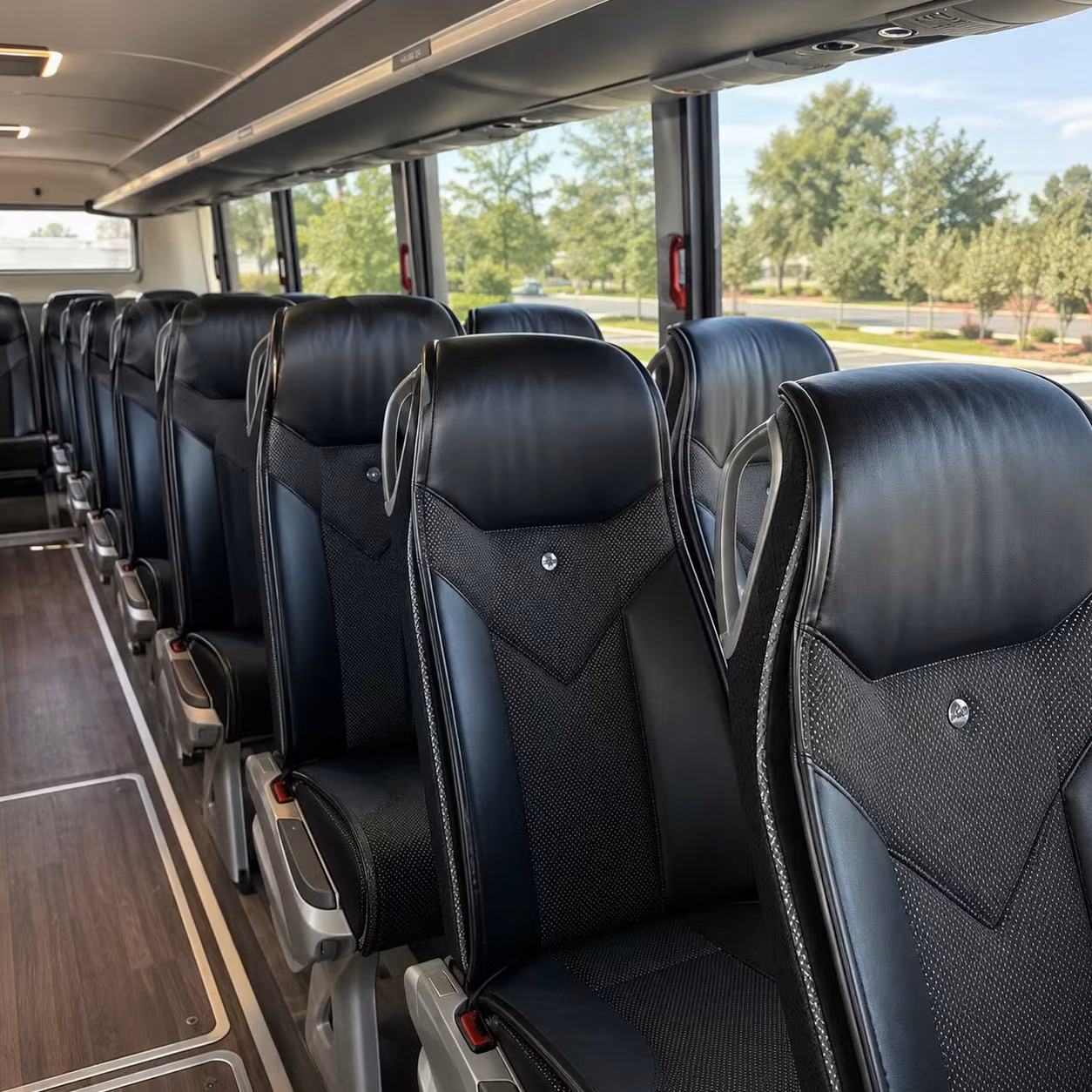 midland charter bus rental inside