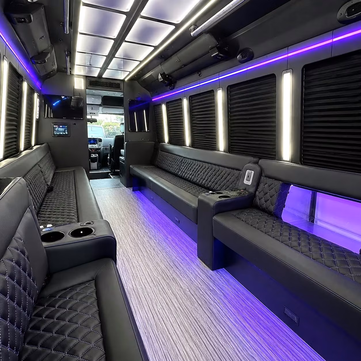 party bus interior